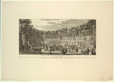 Versailles, Boschetti del Giardino, la Sala da Ballo da Unknown artist