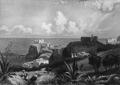 Veduta di Capo Pescade in Algeria nel XIX secolo, in "L