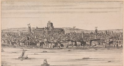 Vista di Old St. Pauls Attraverso il Fiume da Unknown artist
