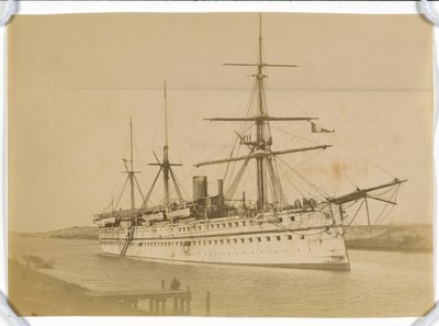 [Vista di una nave] da Unknown artist