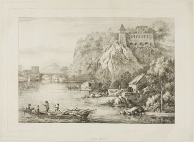 Veduta dei Carmes de Caussées a Lione da Unknown artist