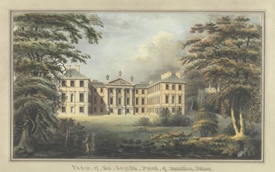 Vista del Fronte Sud di Hamilton Palace da Unknown artist