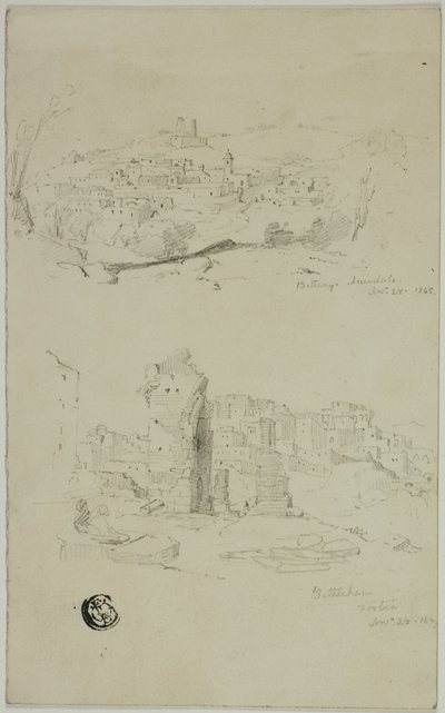 Vedute di Betania e Betlemme da Unknown artist