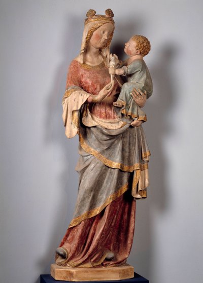Vergine e Bambino Il bambino tiene la colomba da Unknown artist