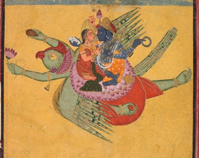 Vishnu e Lakshmi su Garuda da Unknown artist