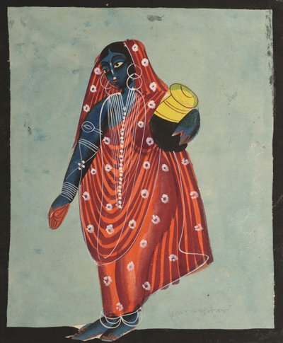 Vishnu in Forma Femminile di Mohini che Porta Amrita agli Dei da Unknown artist