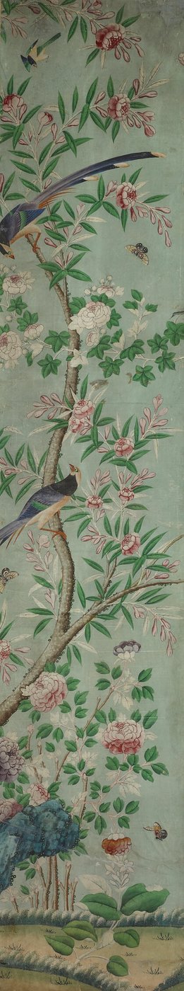 Pannello a parete: Uccelli e fiori da Unknown artist