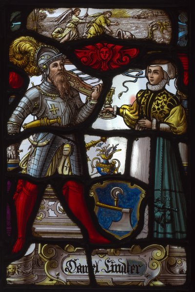 Pannello di benvenuto di David Lindler da Unknown artist