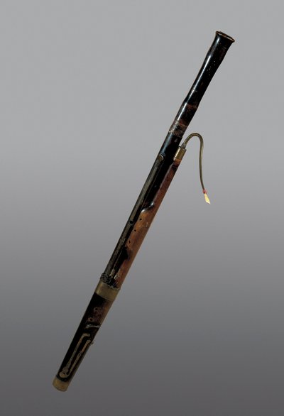 Strumento a fiato: fagotto del XVIII secolo. Barcellona. Museo della musica. da Unknown artist