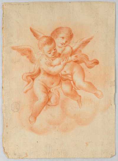 Putti Alati tra le Nuvole da Unknown artist