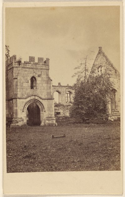 Wingfield Manor Costruito da Enrico VI. Enrico VI. dove Maria Regina di Scozia fu imprigionata per 9 anni. da Unknown artist
