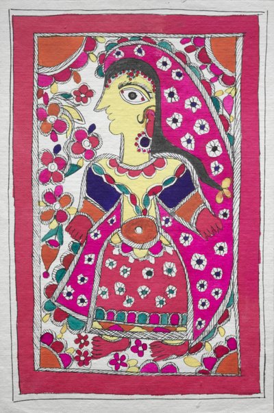 Donna di profilo rivolta a sinistra (di pittrice) da Unknown artist
