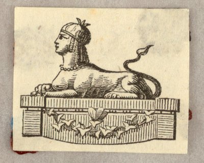 Incisione su legno. Vignetta. da Unknown artist