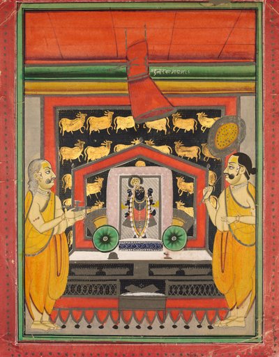 Adorazione di Dvaraka Nathji a Kankroli da Unknown artist