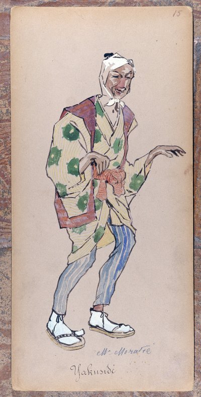 Costume di Yakuside per la creazione di Madama Butterfly di Giacomo Puccini nel 1904. Collezione del Museo della Scala di Milano da Unknown artist