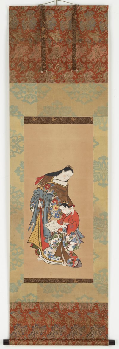 Yujo e la sua apprendista (kamuro) da Unknown artist