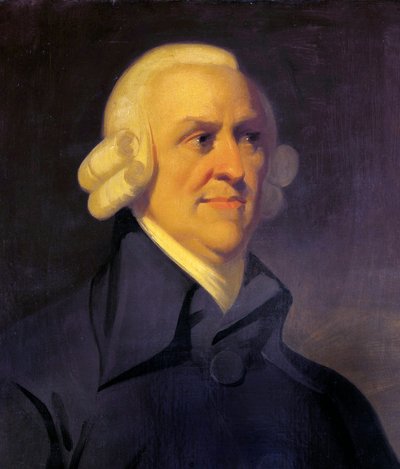 Dettaglio di Ritratto di Adam Smith da Unknown artist
