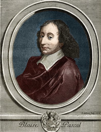 Ritratto di Blaise Pascal (1623-1662), fisico, matematico e scrittore francese da Unknown artist