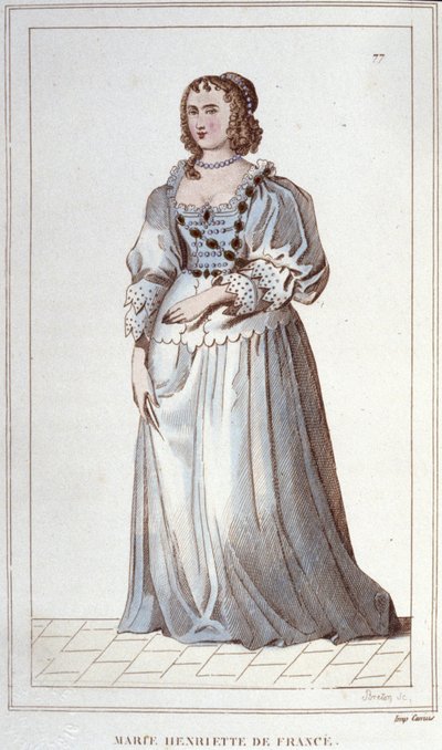 Ritratto di Enrichetta Maria di Francia. Parigi da Unknown artist
