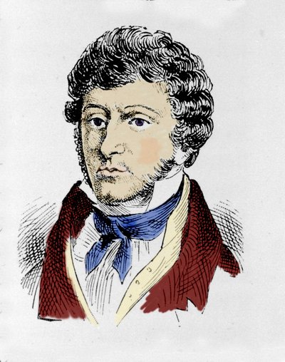 Ritratto del compositore irlandese John Field (1782 - 1837). da Unknown artist