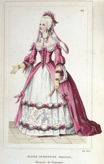 Ritratto di Jeanne-Antoinette Poisson, Marchesa di Pompadour (nota come Madame de Pompadour) da Unknown artist