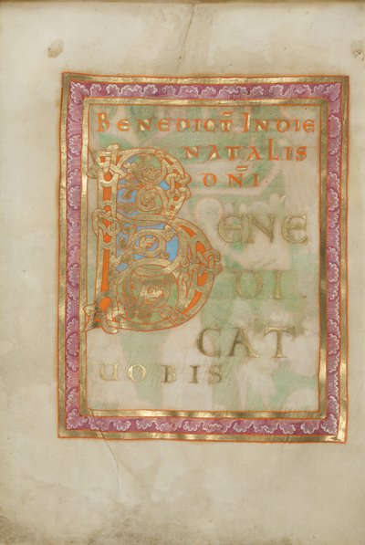 Pagina di incipit decorata da Unknown artist/maker