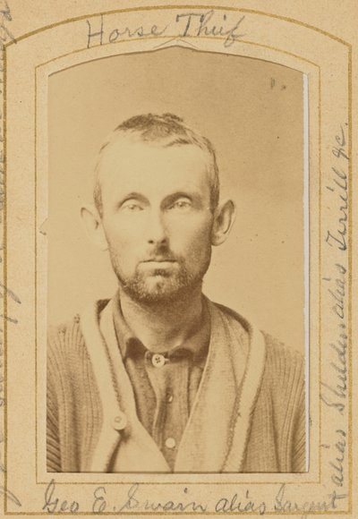 [George E. Swain alias Sargeant, Ladro di Cavalli] da Unknown artist/maker
