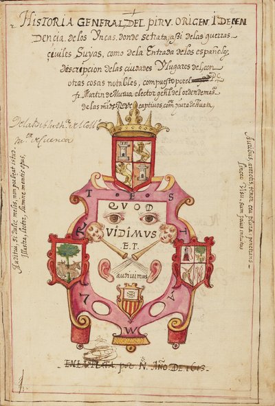 Pagina del titolo da Unknown artist/maker