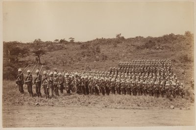 91° Highlanders di ritorno dal Zululand 1879 da Unknown photographer