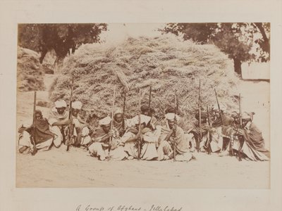 Uomini afgani, Jalalabad da Unknown photographer