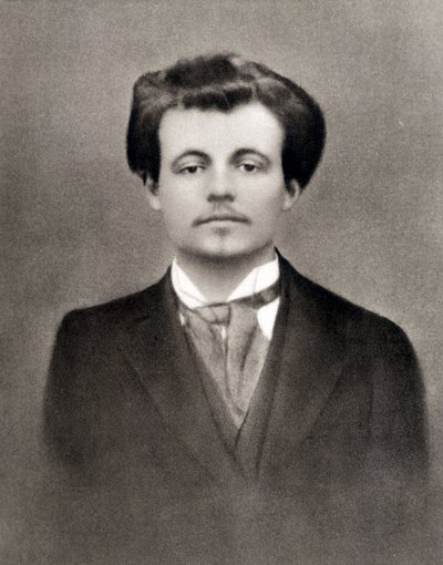 Alfred Jarry, 1900 circa (foto b/n) da Unknown photographer