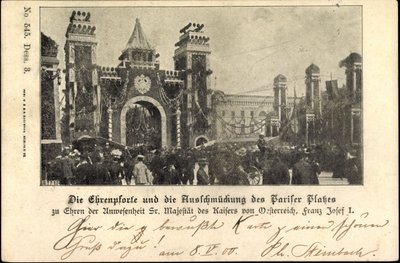 Berlino, Francesco Giuseppe I a Pariser Platz, Porta d