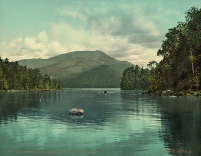 Blue Mountain da Eagle Lake, Adirondack Mountains, c.1902 da Unknown photographer