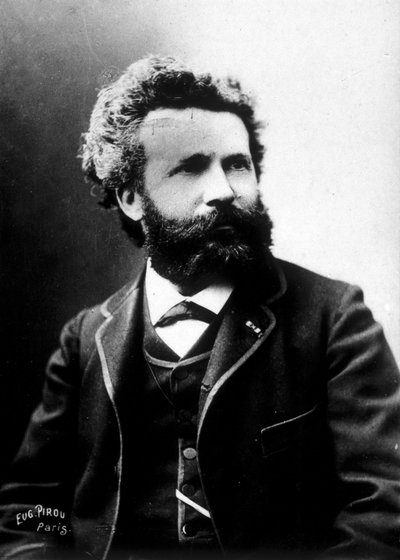 Camille Flammarion, astronomo francese, circa 1890 da Unknown photographer