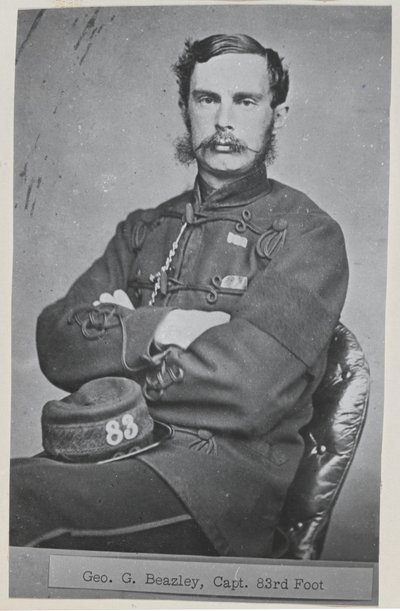 Capitano George G Beazley, 83º Reggimento di Fanteria (Contea di Dublino) da Unknown photographer
