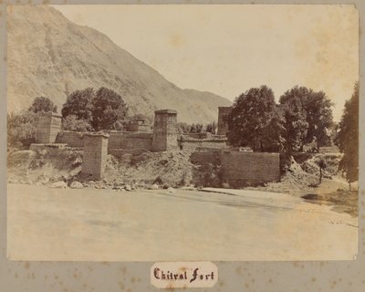 Forte di Chitral, 1895 da Unknown