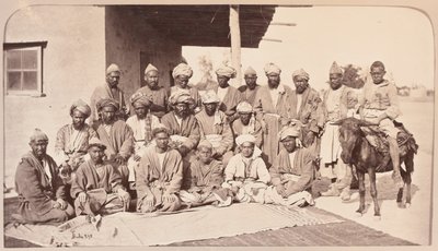 Durbar Maidan e capi di Logar, Kabul da Unknown photographer
