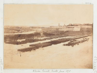 Parata di Florian, Malta, Giugno 1878 da Unknown photographer