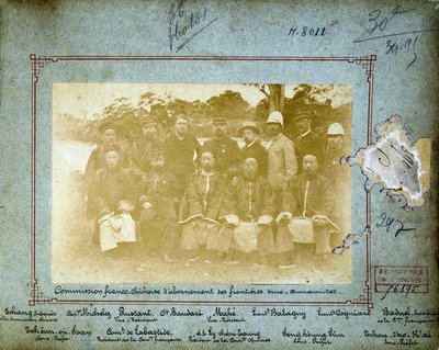 Commissione franco-cinese (definizione del confine sino-annamita) da Unknown photographer