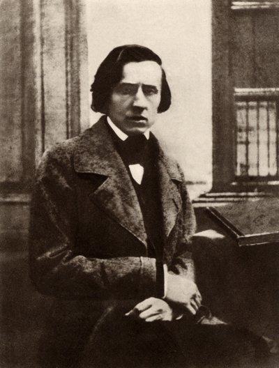 Frederic Chopin (1810-1849) compositore e pianista polacco da Unknown photographer