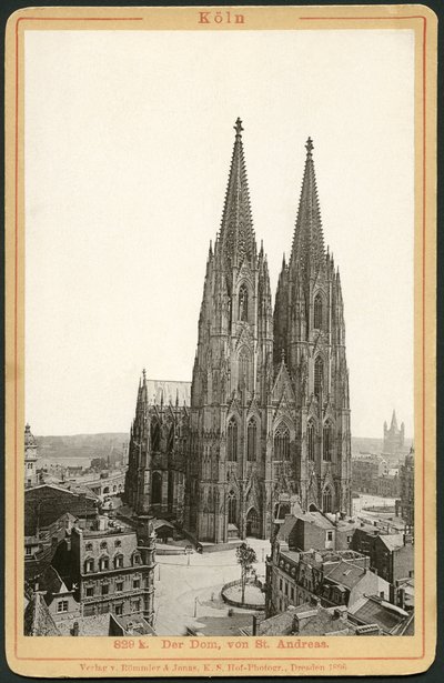 Germania, Renania Settentrionale-Vestfalia, Colonia, cattedrale da Unknown photographer
