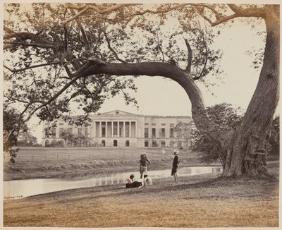 Government House, Barrackpore, dal sud da Unknown photographer