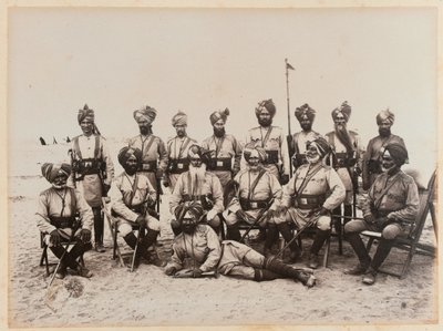 Ufficiali indiani del 9° Cavalleria del Bengala, 1885 da Unknown