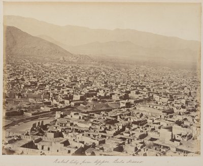 Città di Kabul, 1880 da Unknown