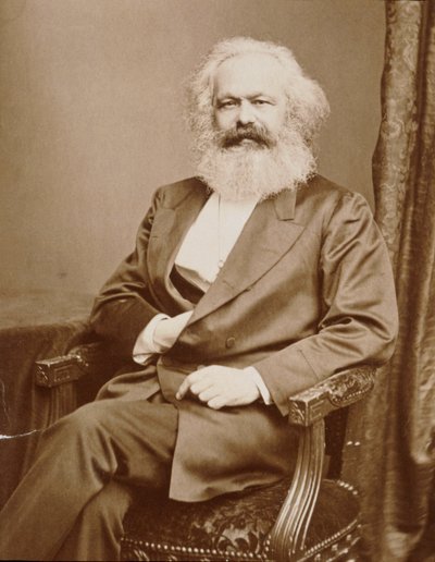 Karl Marx (fotografia) da Unknown photographer