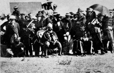 Incoronazione del re Cetshwayo il 1 settembre 1873 da Unknown