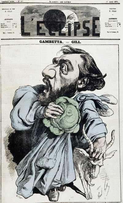 Léon Gambetta nel 1882 da Unknown photographer
