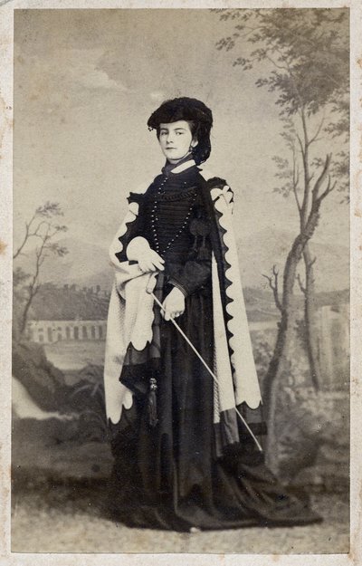 Maria Sofia di Baviera - 1861 - Ritratto di Maria Sofia Amalia, Duchessa in Baviera e Regina delle Due Sicilie (1841-1925) da Unknown photographer