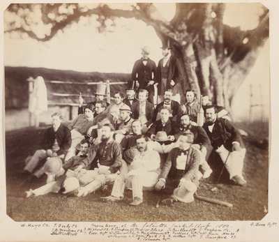 Membri del Calcutta Cricket Club, 1859 da Unknown