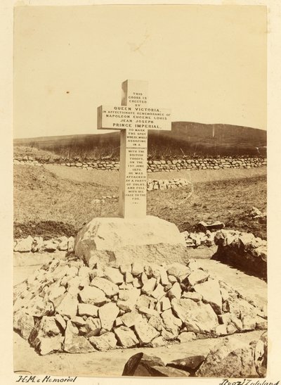 Memoriale al Principe Imperiale, 1881 da Unknown photographer